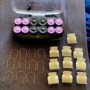 Conair Ceramic Hot Rollers *PLUS 10 Super Clips